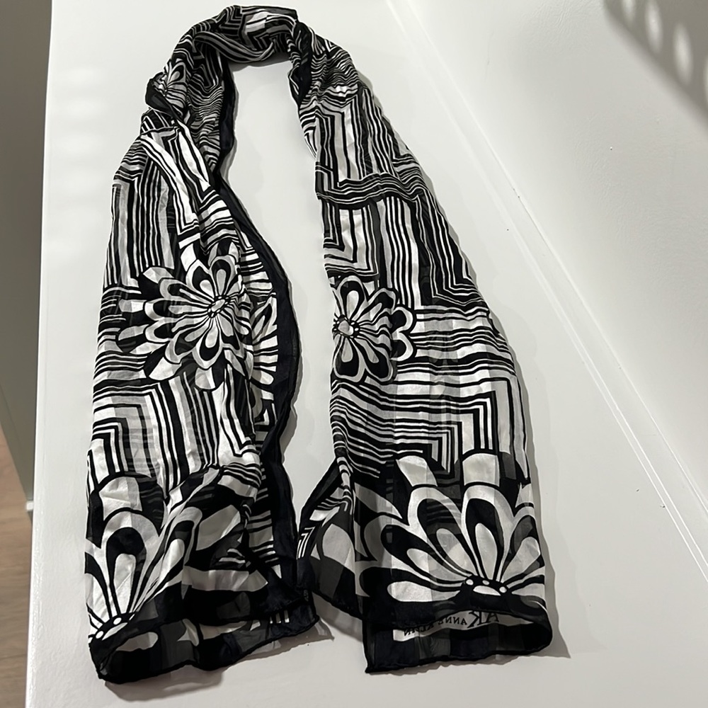 Anne Klein Silk Scarf